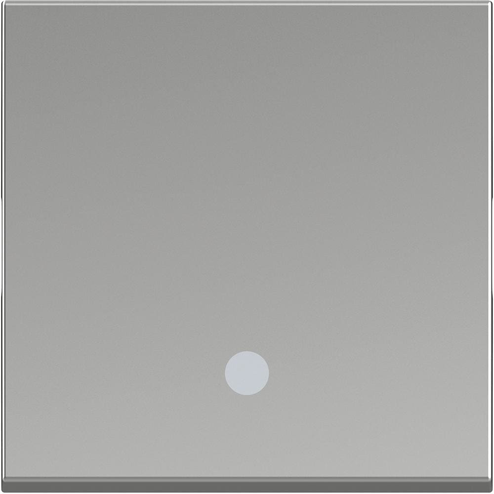 BTICINO - Conmutador iluminable Classia - 10 AX-250 Vca - Aluminio - 2 módulos