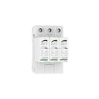 CIRPROTEC - Protector contra sobretensiones transitorias Tipo 1+2 5kA 1500Vdc fotovoltaico 3P desenchufable 3 módulos