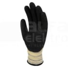DELTA PLUS - Juego guante palma de latex 10 amarillo gris (1par)