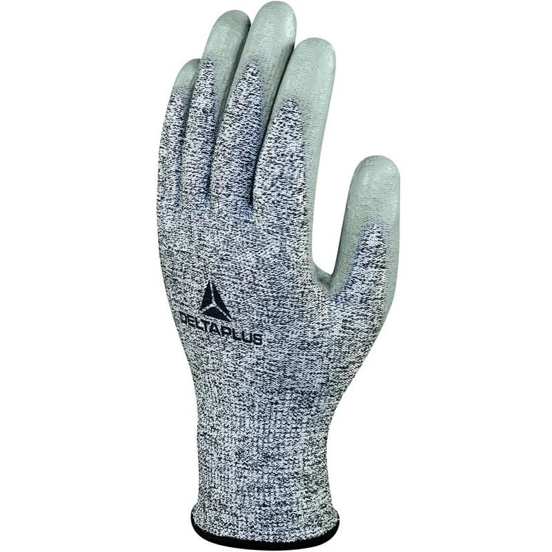 DELTA PLUS - Guante tejido econocut® palma impregnada de PU galga 13 x3 pares talla 11 gris