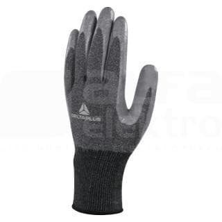 DELTA PLUS - Guante de tejido softnocut® con la palma impregnada de nitrilo talla 08 gris