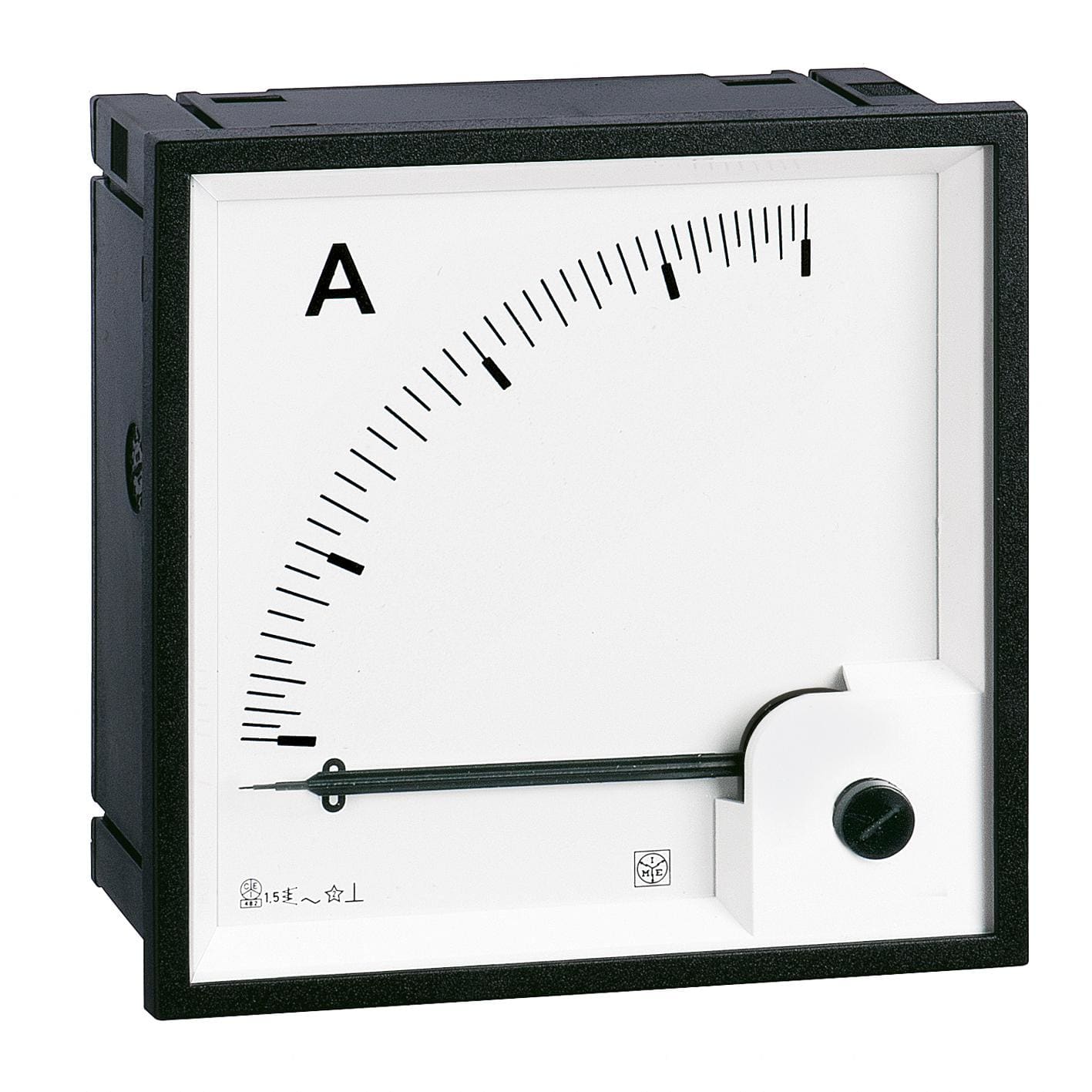 IME - Amperímetro analógico de corriente alterna - tamaño 96x96mm - relación TI 1000/5A