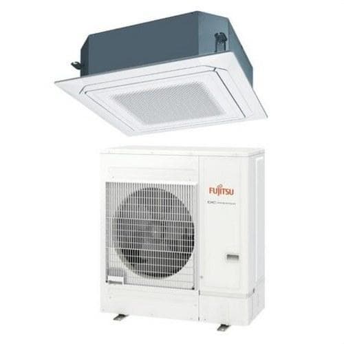 FUJITSU - Conjunto AUXG54KRLB+AOYG54KRTA 1x1 AUY140T-KR split cassette inverter con flujo circular