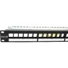 EXCEL - PANEL PARCHEO VACIO 24 RJ45 KEYSTONE 1U NEGRO