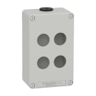 Schneider Electric - Caja vacía con 4 orificios gris