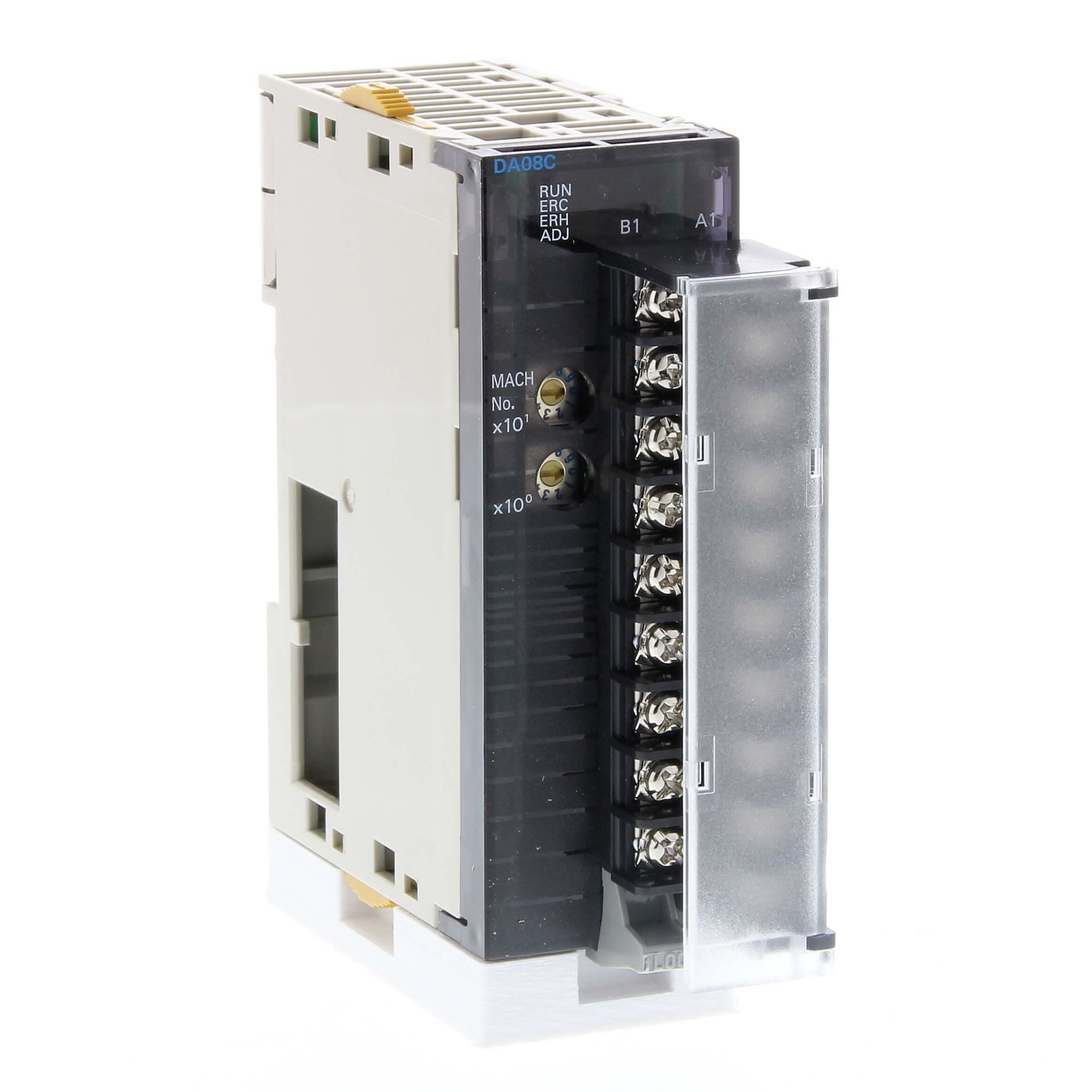 OMRON - CJ1W-DA08C  MÓDULO 8 SAL.ANALOG.CTE.1/8000