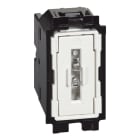 BTICINO - Pulsador luminoso doble Living Now NA/NC - 10A - 250V~- borne auto - 1 módulo