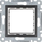HAGER - Adaptador 45x45 Lumina negro