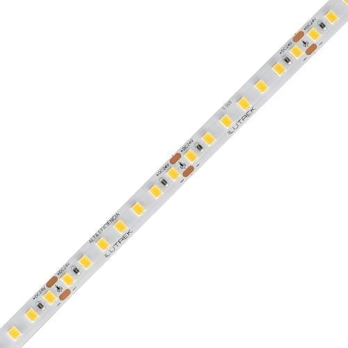 ILUTREK - Tira LED Como 1m 5W/m 24V 2835SMD alta eficiencia 140LEDS/m IP65 8mm PCB 4000K