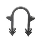 GIACOMINI - Clip fijación panel R979SY001/R979SY021 diámetro 6mm