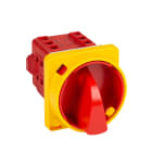 GAVE - INTERRUPTOR 3P.25A.D1 BLOQUEO CANDADO ROJO/AMARILLO + AUXILIAR 1NA+1NC 12A