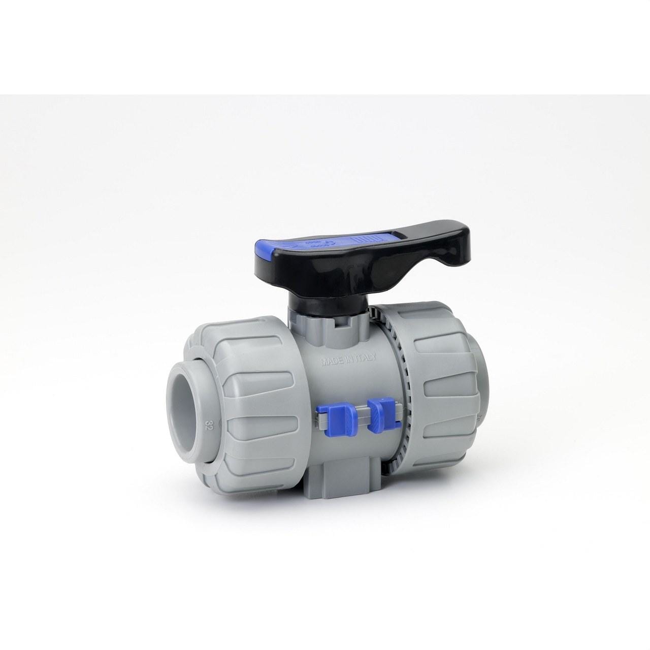 NIRON - Válvula de paso esfera desmontable PPR NIRON 32mmPPR soldar socket gris RA7050