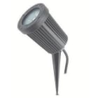 CRISTHER - Proyector piqueta TIR IP66 LED GU10 5W 36° gris
