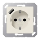 JUNG - Enchufe Schuko® cargador USB tipo A blanco