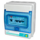 TOSCANO - Cuadro ECO-AC-3Nx25T15 para salida del inversor, protección diferencial tipo A 30mA, magnetotérmico 3+Nx25A, IP65