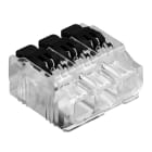 OBO BETTERMANN - Terminal de conexión rápida 3 cables rígido/flexible 61 HSK43 0,2-4mm²