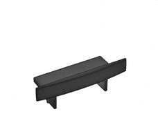 TSL - Tapa sin pasacable para TSL E13N negro mate