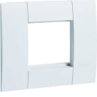 HAGER - Soporte 1 mecanismo 45x45mm blanco RAL9016