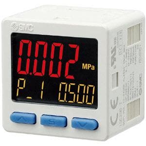 SMC - ISE20B-V-01-W  PRESOSTATO DIG., IP65,  RC 1/8, 2 SAL.PNP + 1 ANALÓG.4-20MA