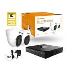 GOLMAR - Kit 2DHVR2E con DVR y 2 Domos AOC 230x215x47mm