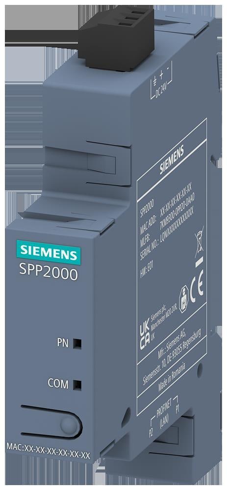 SIEMENS - Analizador de redes Sentron PROFINET Proxy (SPP) conecta variantes compatibles con Modbus TCP de aparatos SENTRON con PROFINET IO