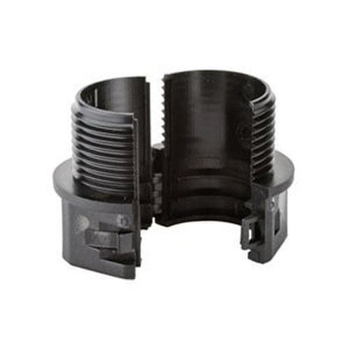 ERMA - Racor RQG-DUO-M abierto M25X1,5-AD28,5 poliamida negro