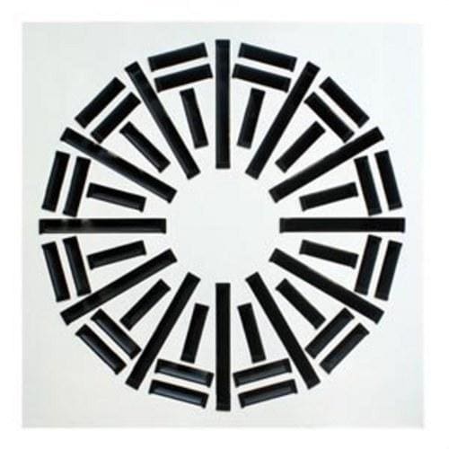AIRZONE - Difusor rotacional cuadrado T continuo AZ 30 elementos blanco 595