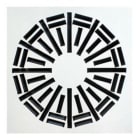 AIRZONE - Difusor rotacional cuadrado T continuo AZ 30 elementos blanco 595