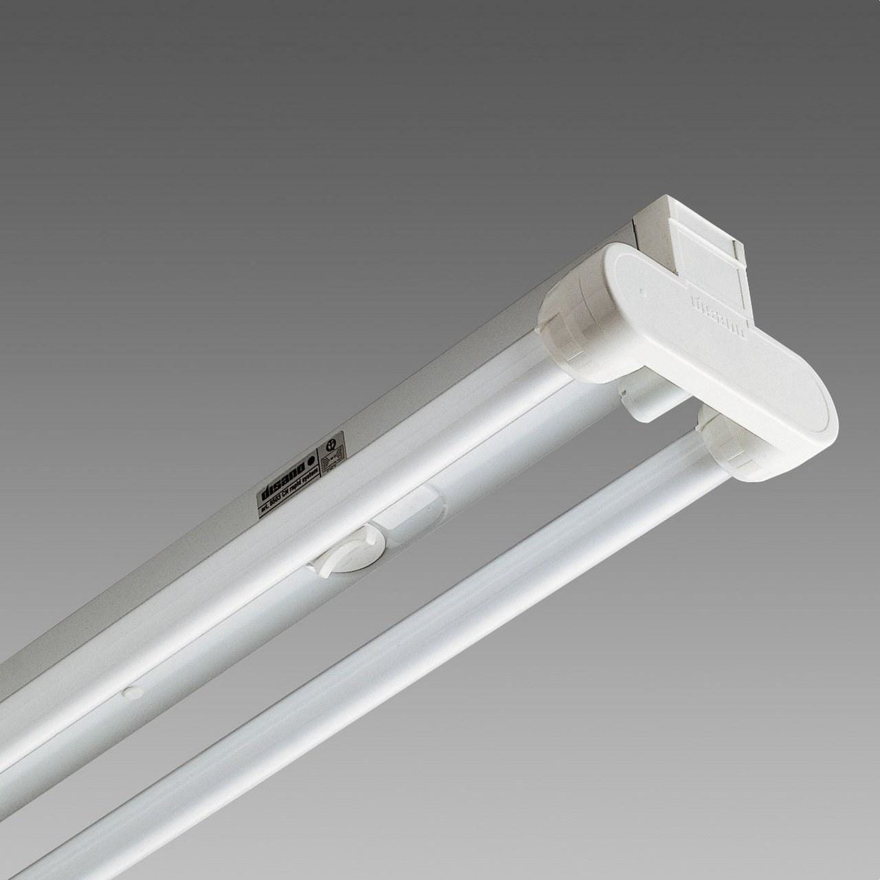 DISANO - Luminaria 6501 RAPID SYSTEM T8 FL 2x18 CEL blanco