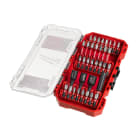 MILWAUKEE - ESTUCHE 35 PIEZAS SHOCKWAVE (24 PUNTAS + 7PUNTAS +