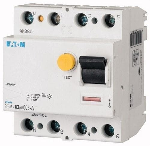 EATON - Interruptor diferencial PFGM-40/4/003 4P 40A 30mA