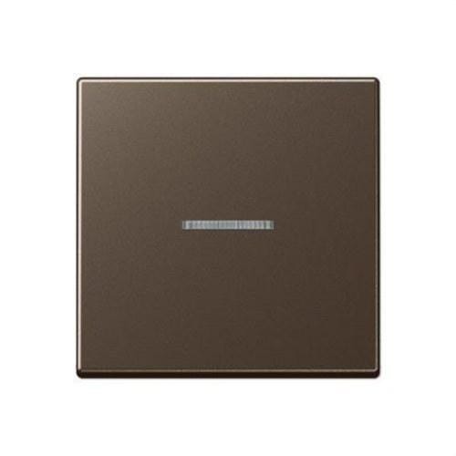 JUNG - Tecla A500 para mecanismo simple con visor mokka
