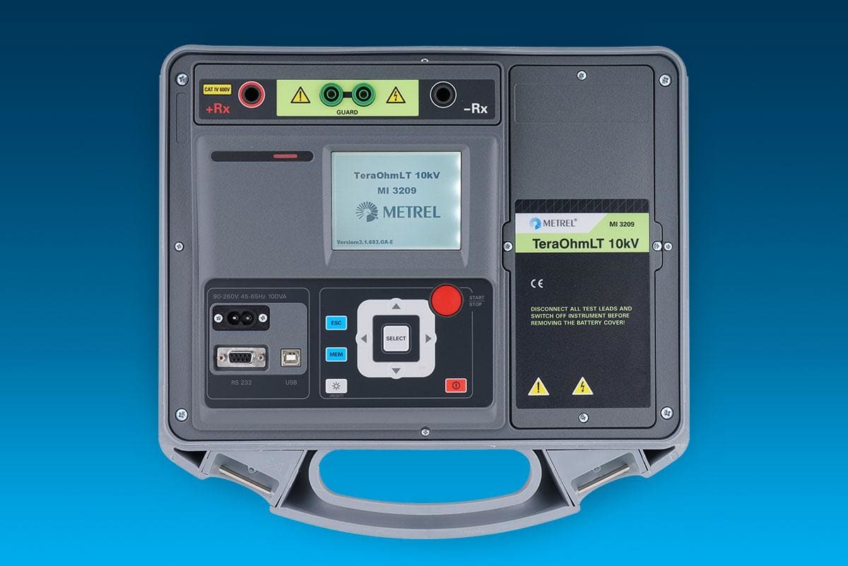 METREL - Kit comprobador de aislamiento portátil MI 3209 TeraOhmLT 10kV