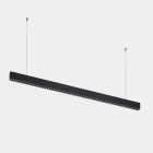 LEDS-C4 - Luminaria lineal Infinite Slim individual colgante 1680mm 43.1 4000K CRI 90 ON-OFF negro IP40 4656lm