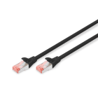 DIGITUS - CAT 6 S-FTP PATCH CORD, CU, LSZH AWG 27/7, LENGTH 5 M, COLOR BLACK