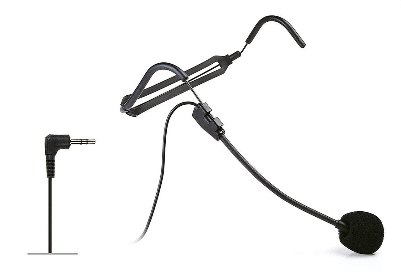 FONESTAR - Micrófono dinámico unidireccional cabeza Jack 3,5mm