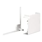 Schneider Electric - Curva 90° OptiLine 45 140x55mm blanco polar