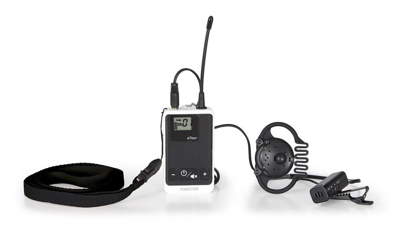 FONESTAR - Transmisor inalámbrico bidireccional turístico 16 canales