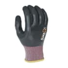 JUBA - Guante nylon con doble recubrimiento de nitrilo acabado arenoso talla 11 galga 13