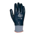 JUBA - Guante de nylon® JUNIT con recubrimiento nitrilo azul talla 7