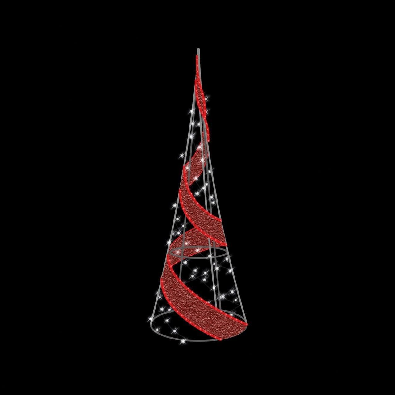 PRILUX - Motivo 3D CONE LOOP 250cm rojo