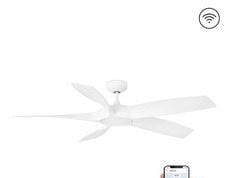 FARO - VENT.COCOS D.1370MM 5 PA.LED 20W S/R
