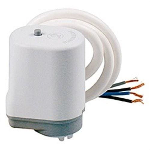 GIACOMINI - Cabezal electrotérmico normalmente abierto R478M con micro-interruptor final de carrera 24V