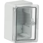 SOLERA - Armario estanco termoplástico puerta transparente 200x300x130mm con placa metálica