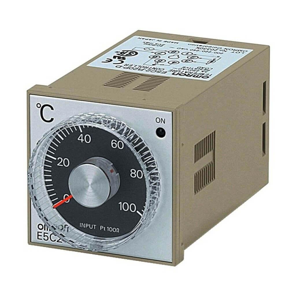 OMRON - Controlador temperatura ON/OFF termopar K 0-1200°C