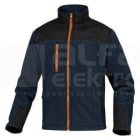 DELTA PLUS - Chaqueta lana polar poliester azul marino negro talla L