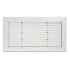 AIRZONE - Rejilla lineal 15º 1250x150 clip terminal derecho blanco