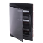 GEWISS - Caja de distribución decorativa de empotrar con 36 módulos para instalación de regleta negro tóner 328x493x28mm