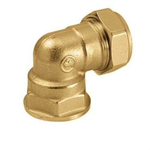 GIACOMINI - Racor curvo 317 H 3/4"x22 con adaptador tubo cobre