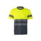 VELILLA - CAMISETA BICOLOR AV SUP AMA/INF MAR L